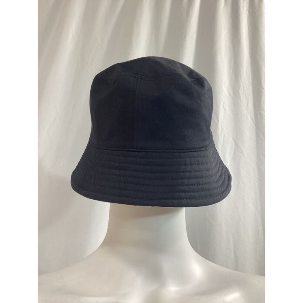 Chanel CC Reversible Bucket hat in Black Cotton - Picture 3 of 10